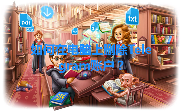 如何在电脑上删除Telegram账户？ 一